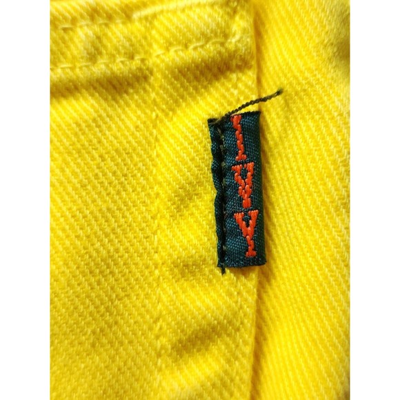 Vintage Ivy Brown Womens Cotton High Waist Mom Jeans Size 8 Yellow Made in USA - Picture 2 of 13